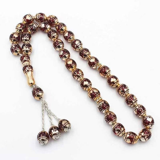 Muslim Rosary Beads TASBIH Islamic Praise Beads Tesby Sea Bean Beans Muslim Cross-Border Supply Arab